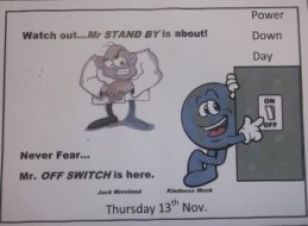 Power Down Day - a day when pupils are encouraged to 'Switch Off'