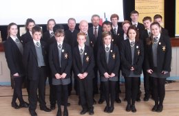 Student Council presented to the College